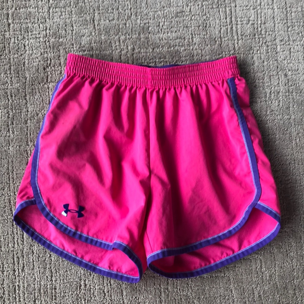 Pink Under Armour Athletic Shorts